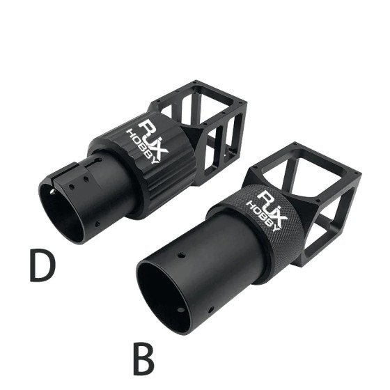 Wholesale Price RJX 30mm Aluminum Folding Arm Pipe Clamp Fixture Joint Connector Quadcopter UAV Parts Plant Agriculture Drone